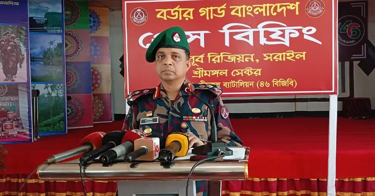 শ্রীমঙ্গলের সেক্টর কমান্ডার কর্নেল বি এম তৌহিদ হাসান